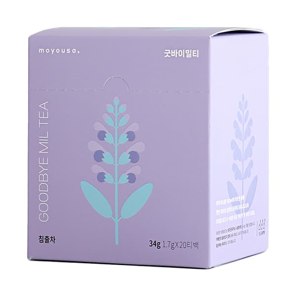 굿바이밀티 허브티, 1.7g, 20개입, 2개