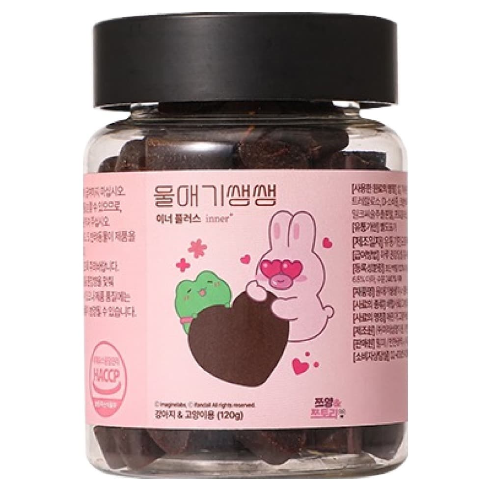 울애기쌩쌩 이너플러스 반려동물 종합영양제 기관지 심장 신장 간 케어, 60정, 종합영양제, 1개