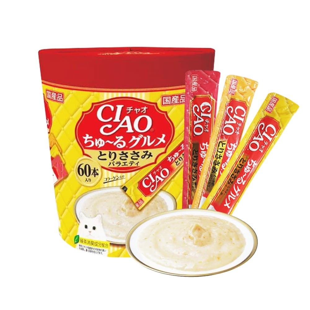 챠오츄르 고양이 구루메 버라이어티 간식 60p