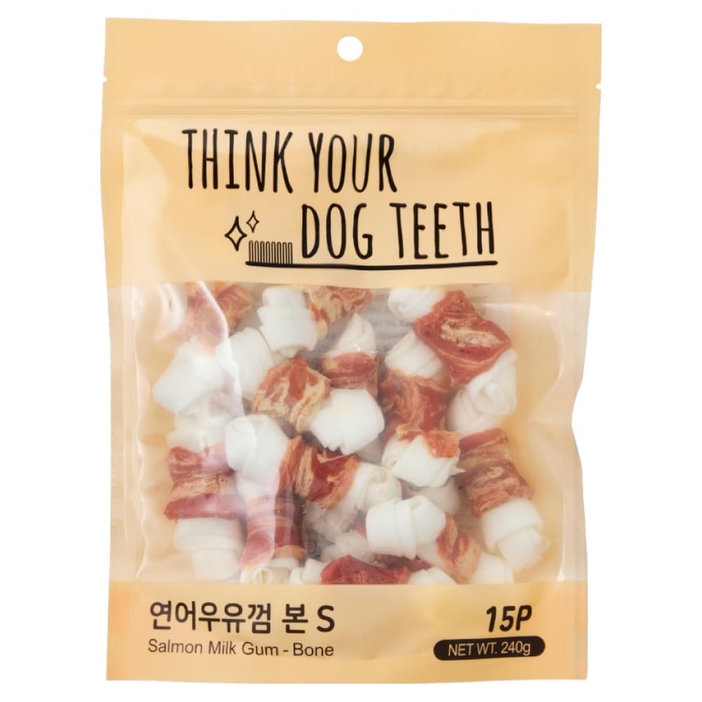 띵크유어도그티 강아지 딩고껌 소형 15P, 오리, 240g, 2개