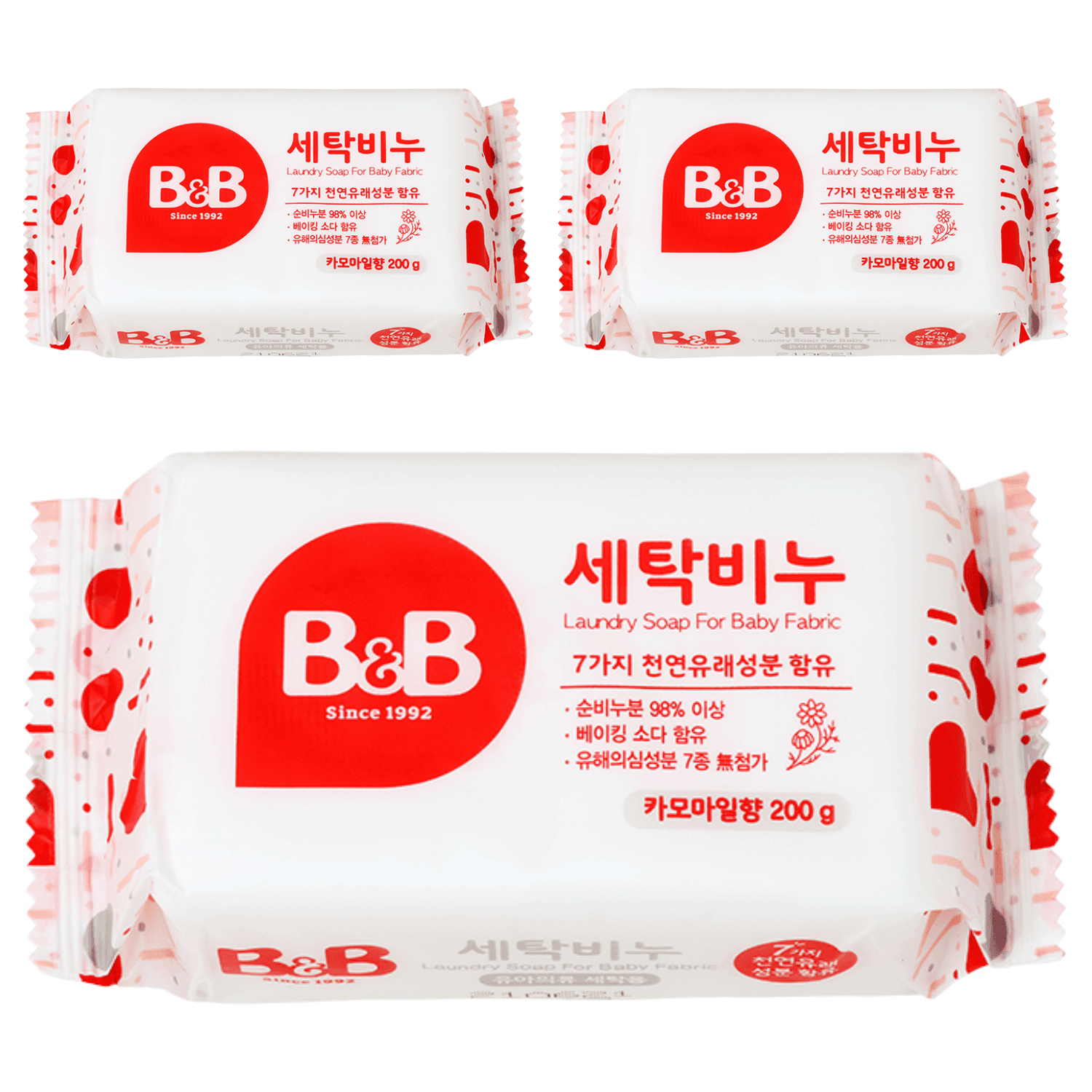 비앤비 유아 세탁비누 카모마일