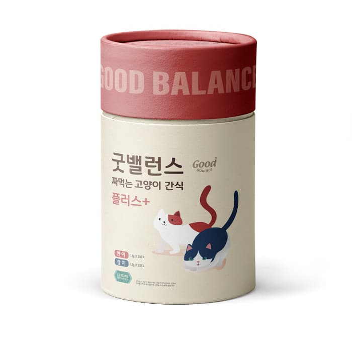 굿밸런스 짜먹는 고양이 간식 플러스