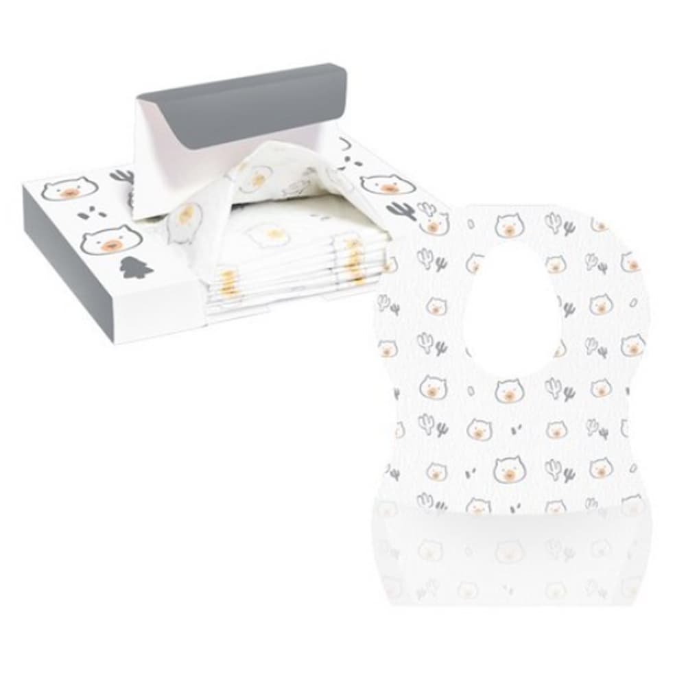 맘핸드슨 일회용 턱받이 10p