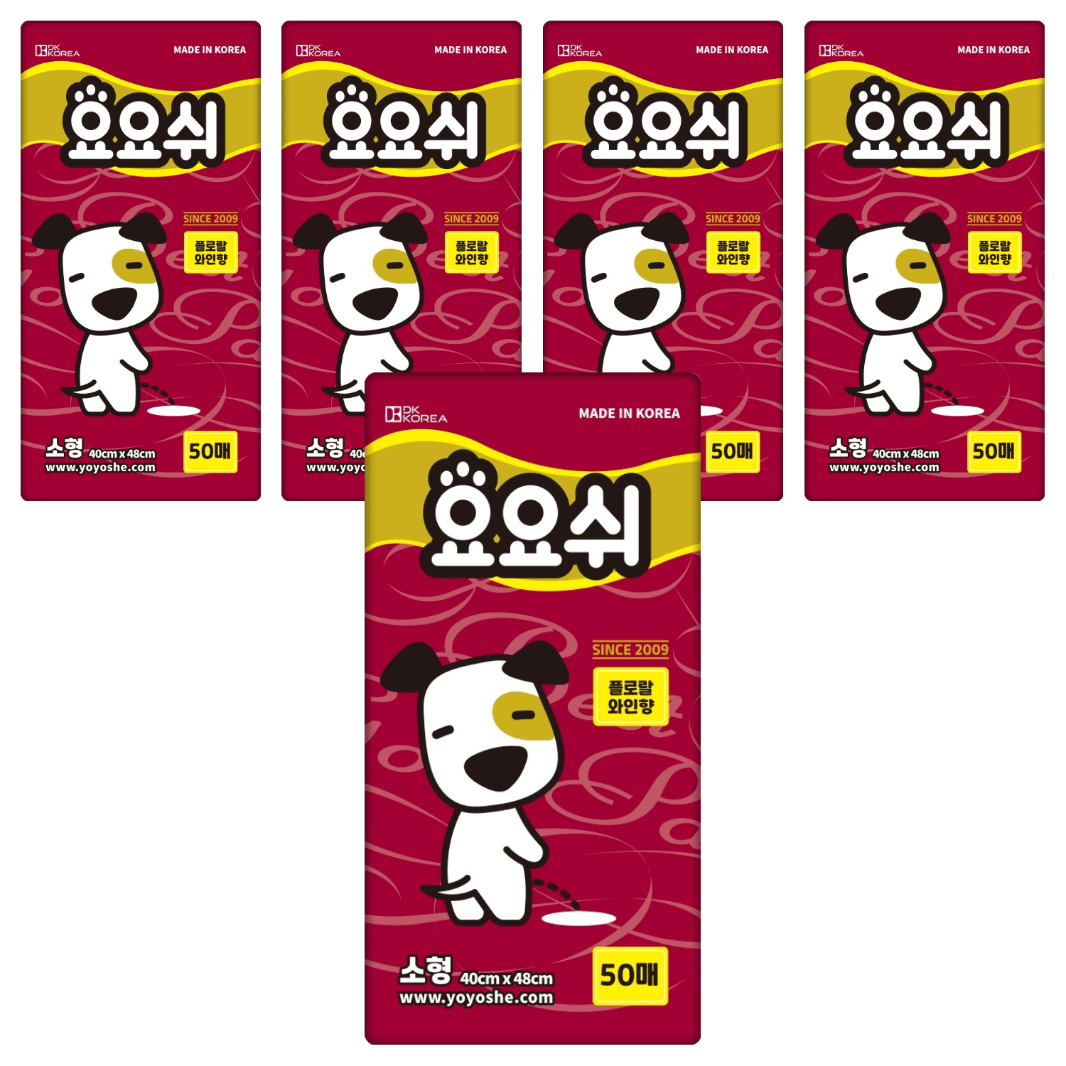 요요쉬 강아지 배변패드 플로랄와인향