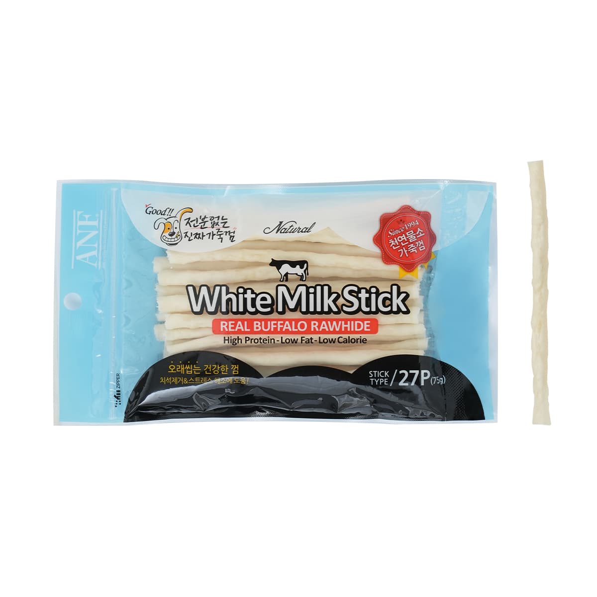 ANF 강아지 로하이드 화이트 스틱