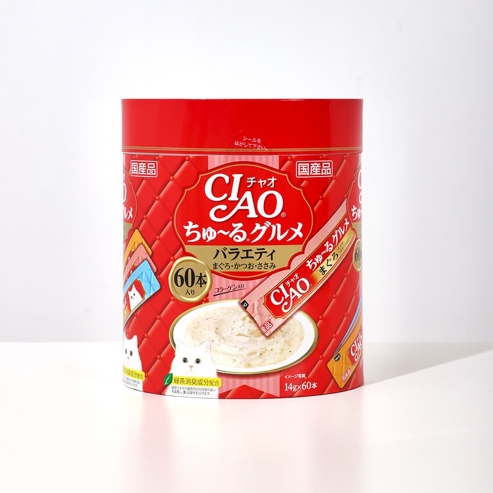 챠오츄르 고양이 구루메 버라이어티 간식 60p