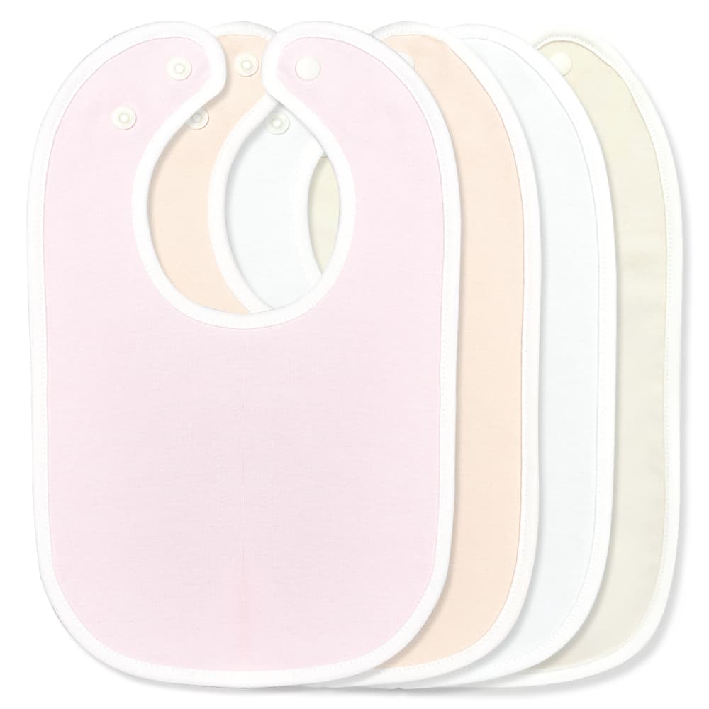 토끼 턱받이 4종 세트 무지 B-5