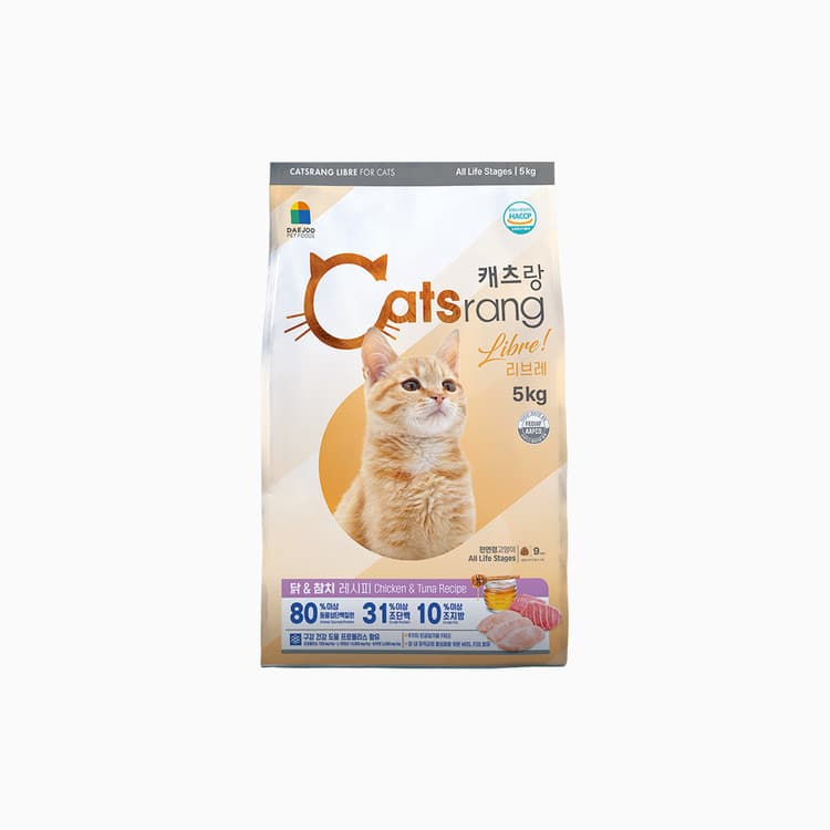 캐츠랑 5kg 캣츠랑 전연령 사료 고양이사료 1개 2개 4개
