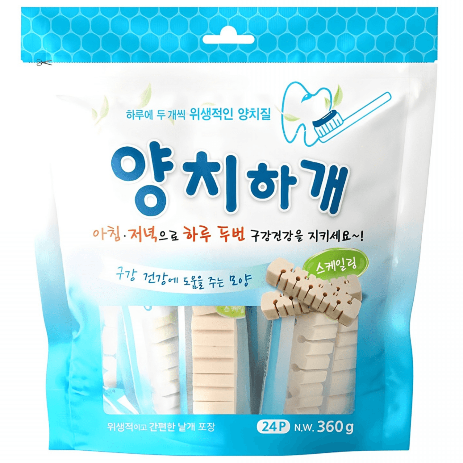 양치하개 강아지 덴탈껌 24p