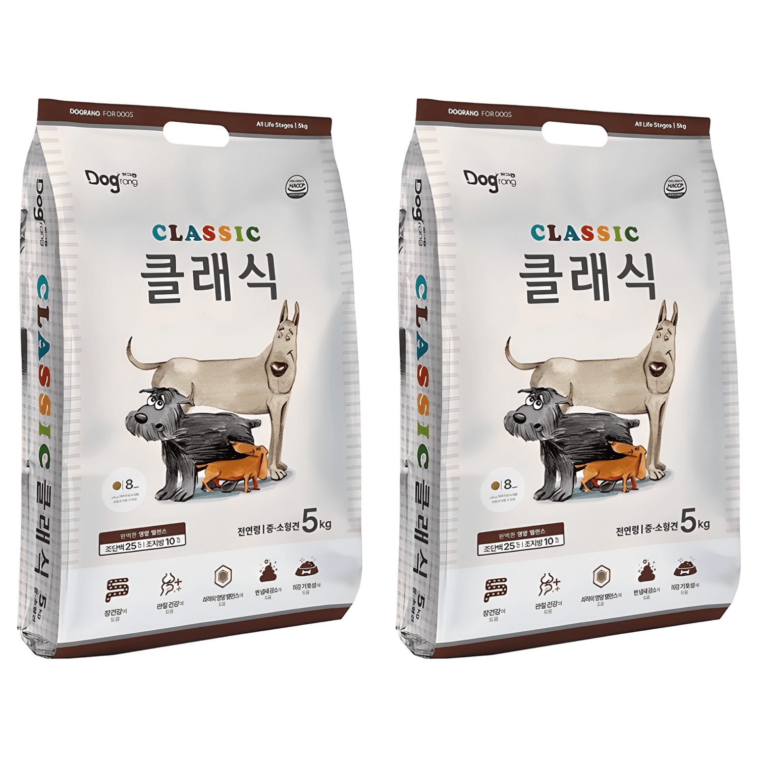 도그랑 전연령 강아지 클래식 건식사료