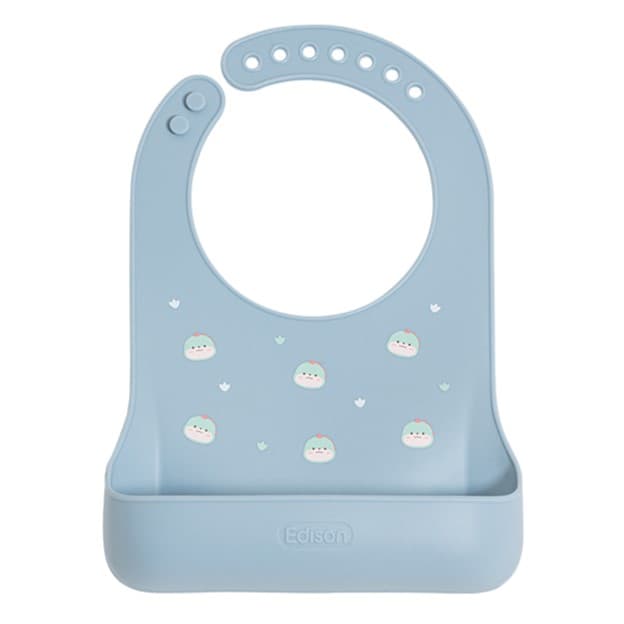 에디슨 프렌즈 베이비 실리콘 턱받이