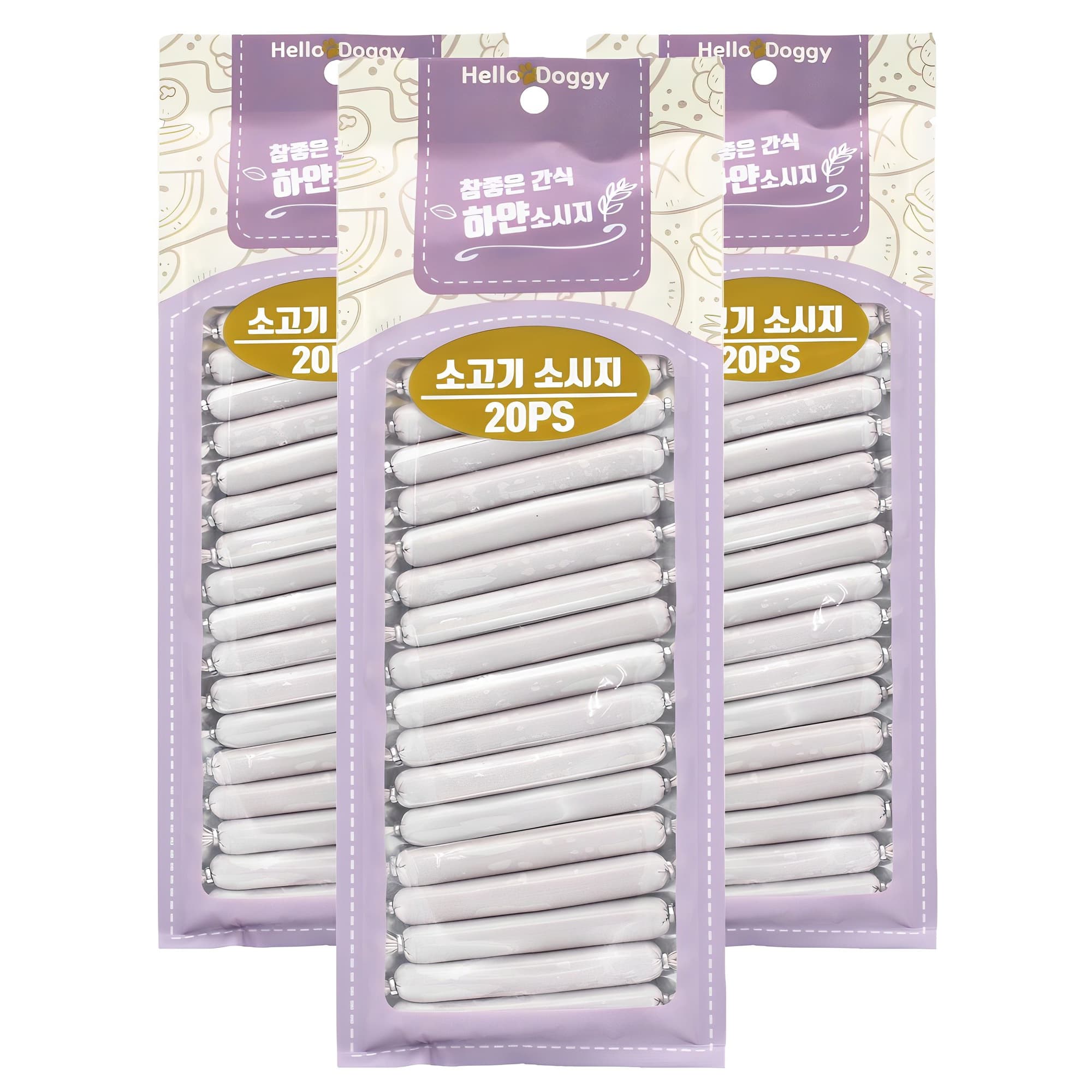 참좋은간식 강아지 하얀소시지