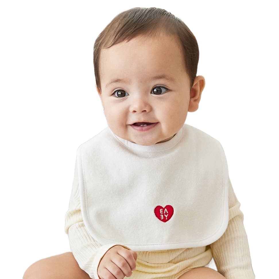 베이비앤아이 테리 빕 스퀘어 턱받이