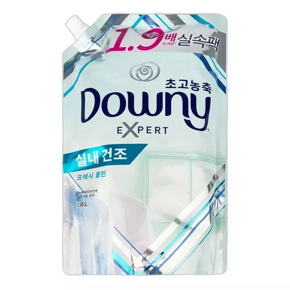 다우니 실내건조 초고농축 섬유유연제 프레시 클린 자스민향 리필