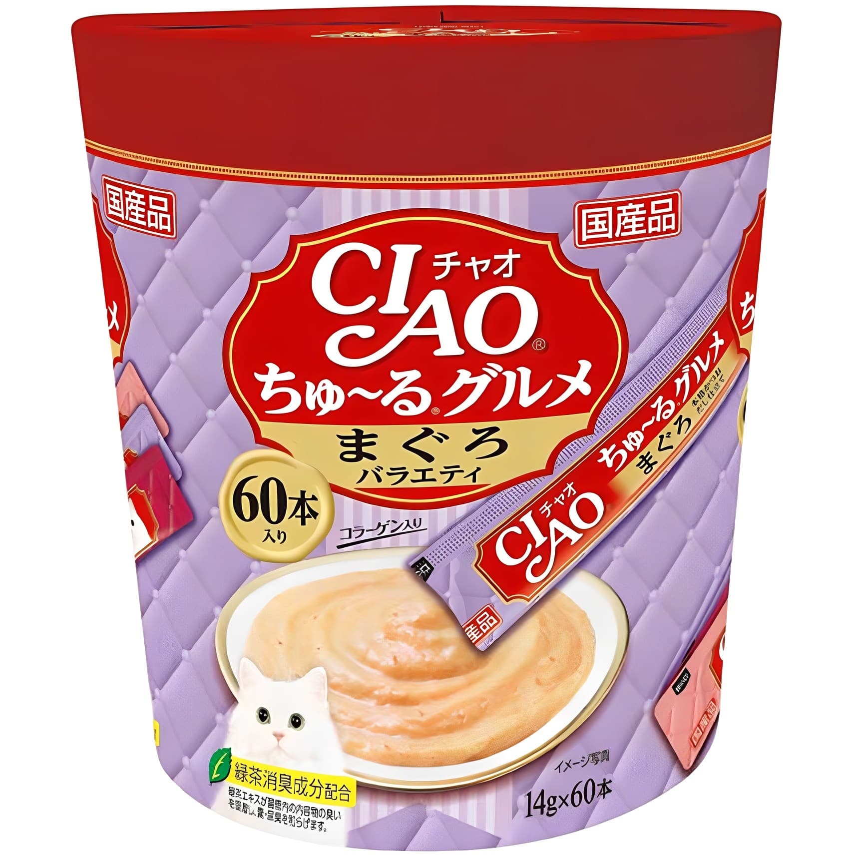 챠오츄르 고양이 구루메 버라이어티 간식 60p