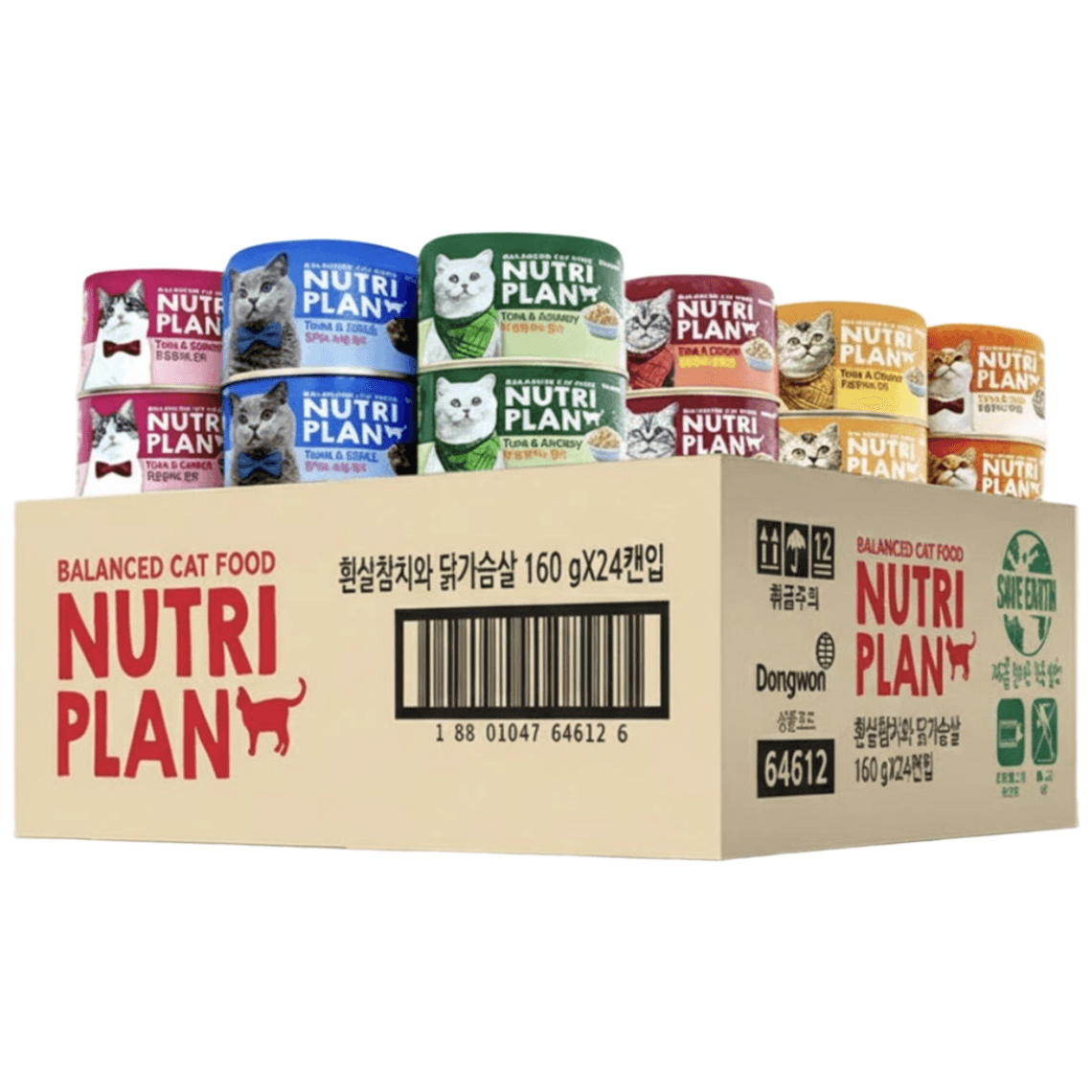 동원뉴트리플랜 고양이 간식 습식캔