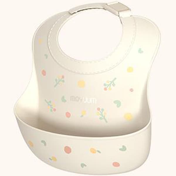 모윰 실리콘 이유식 턱받이