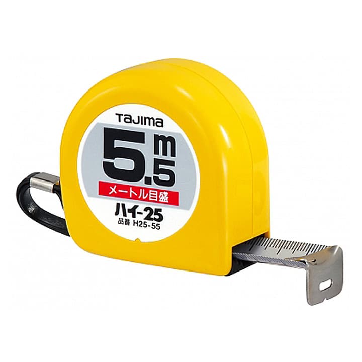 줄자(수동)_H25-55BL 5.5M, 단품, 1개